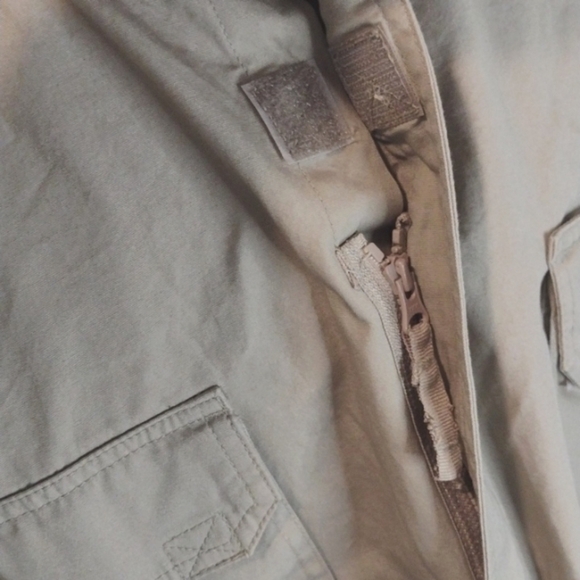 EOTAC 401 Operator Grade Zip-Up Short Sleeved Shirt Color khaki XXL NWT - Picture 2 of 7